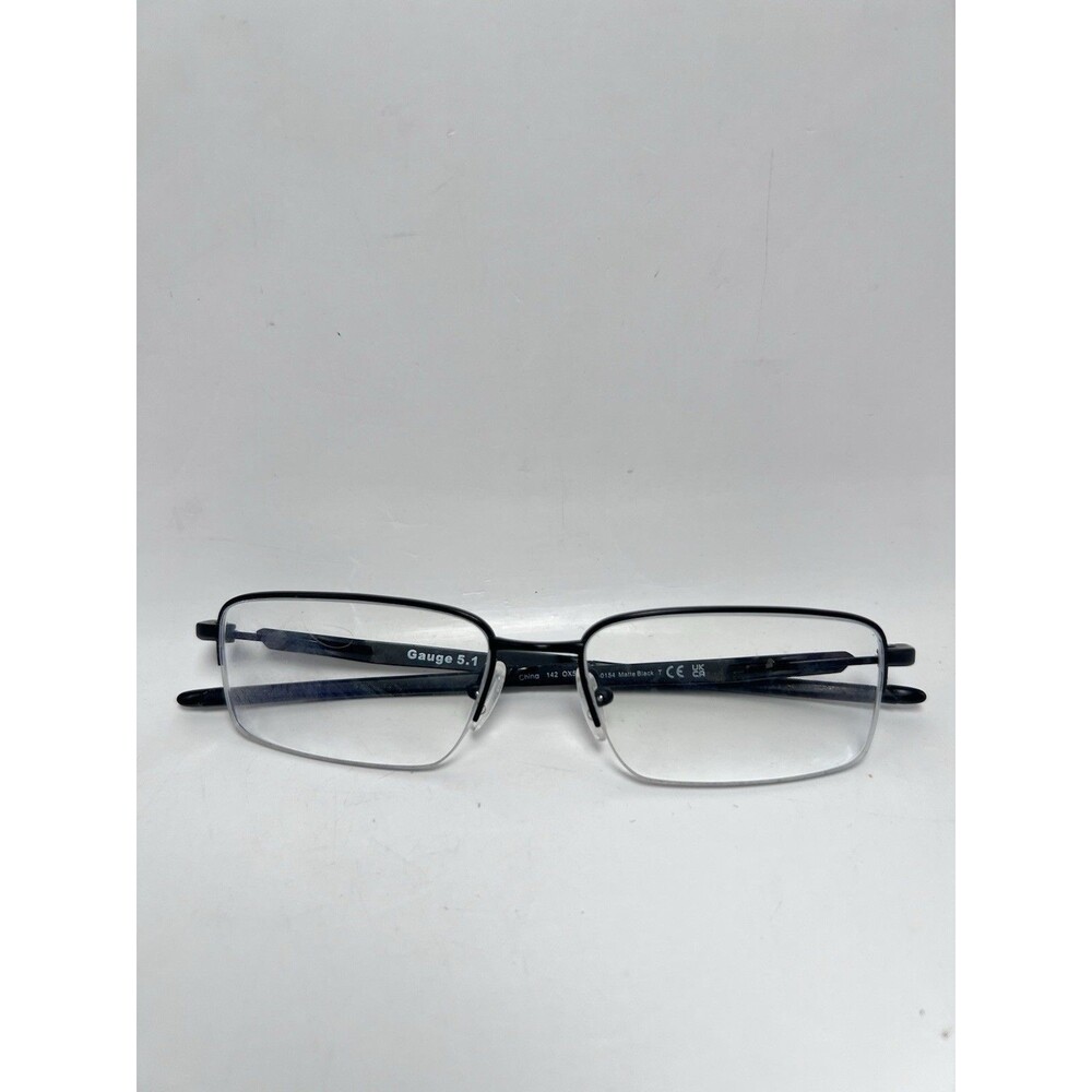 Oakley Gauge 5.1 OX5125-0154 Black Half Rim Rectangular Eyeglasses Frames Only